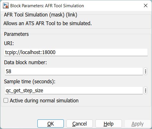ATS AFR Tool Simulation