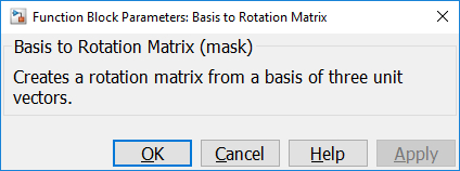 Basis to Rotation Matrix