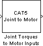 CAT5 Joint Torques to Motor Inputs