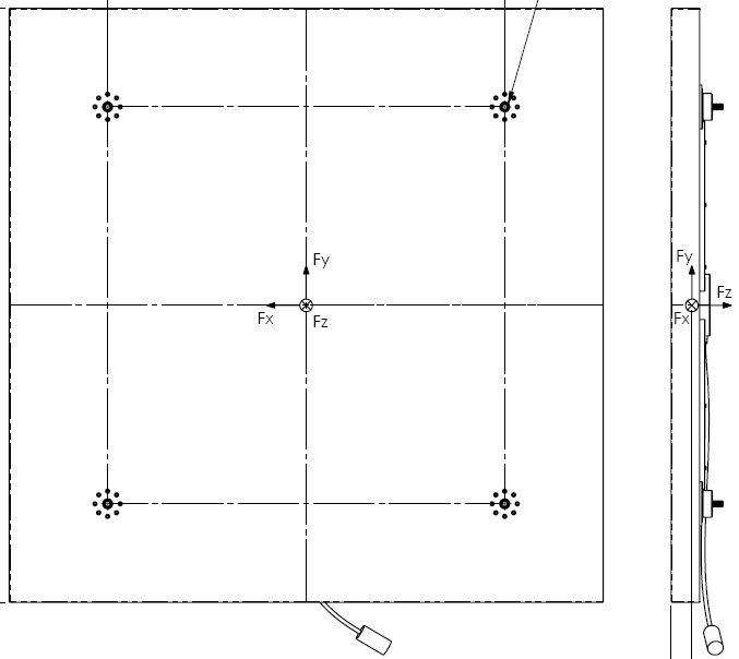 Floor Force Plates Reference Frame