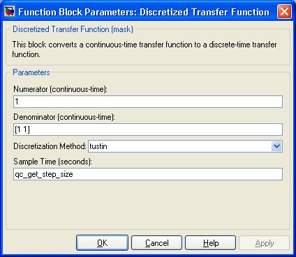 Discretized Transfer Function