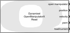 Dynamixel OpenManipulatorX Read