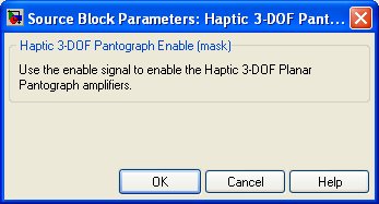 Haptic 3-DOF Pantograph Enable