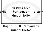 Haptic 3-DOF Pantograph Gimbal Switch