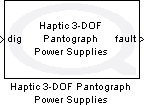 Haptic 3-DOF Pantograph Power Supplies
