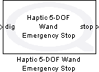 Haptic 5-DOF Wand Emergency Stop
