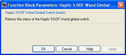 Haptic 5-DOF Wand Gimbal Switch
