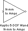 Haptic 5-DOF Wand N-mm to Amps