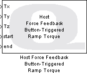 Host Force Feedback Button-Triggered Ramp Torque