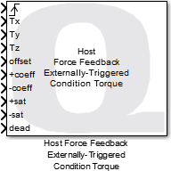 Host Force Feedback Externally-Triggered Condition Torque
