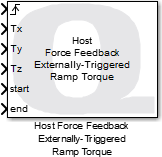 Host Force Feedback Externally-Triggered Ramp Torque