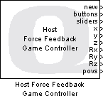Host Force Feedback Game Controller