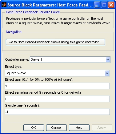 Host Force Feedback Periodic Force