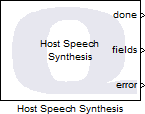 Host Speech Synthesis