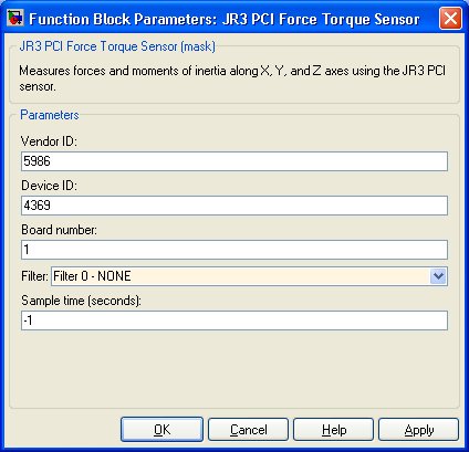 JR3 PCI Force Torque Sensor