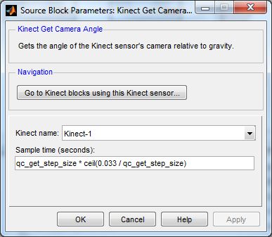 Kinect Get Camera Angle