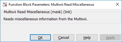 Multiwii Read Miscellaneous