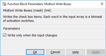 Multiwii Write Boxes