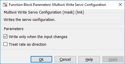 Multiwii Write Servo Configuration