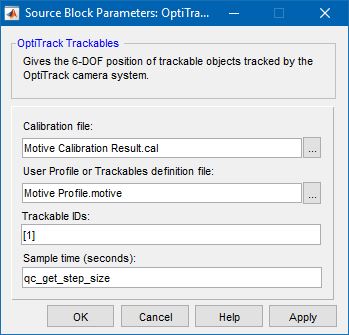 OptiTrack Trackables