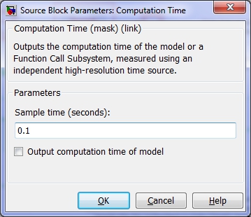 Computation Time parameters