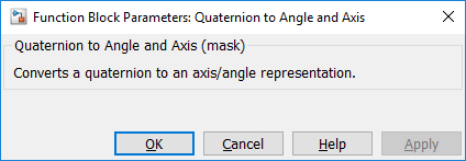 Quaternion to Angle and Axis