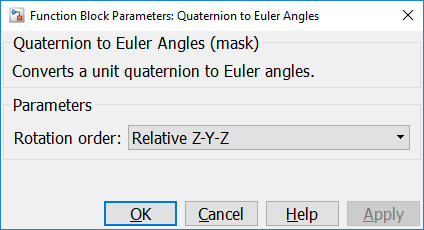 Quaternion to Euler Angles