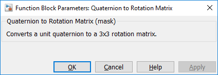 Quaternion to Rotation Matrix