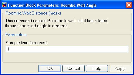 Roomba Wait Angle