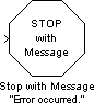 Stop with Message