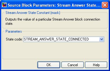 Stream Answer State Constant