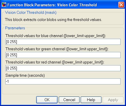 Vision Color Threshold