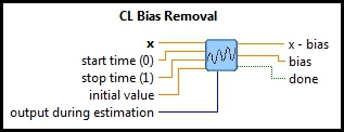 CL Bias Removal (Scalar)