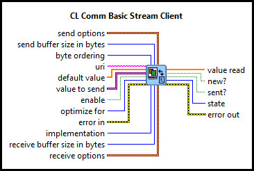 CL Comm Basic Stream Client (SGL Vector)