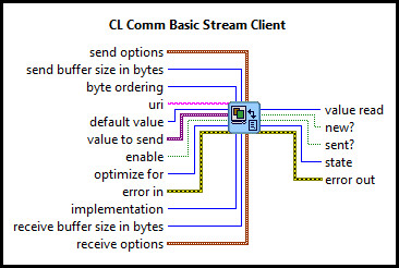 CL Comm Basic Stream Client (U8 Scalar)