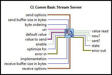 CL Comm Basic Stream Server (Bool Scalar)