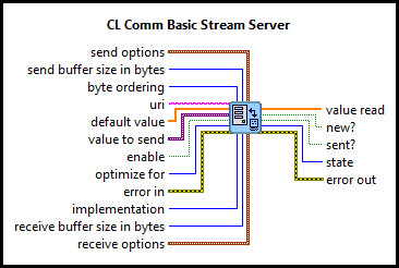 CL Comm Basic Stream Server (SGL Vector)