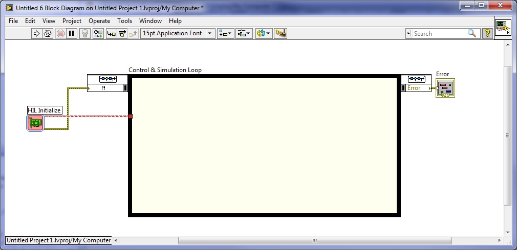 HIL Initialize wiring